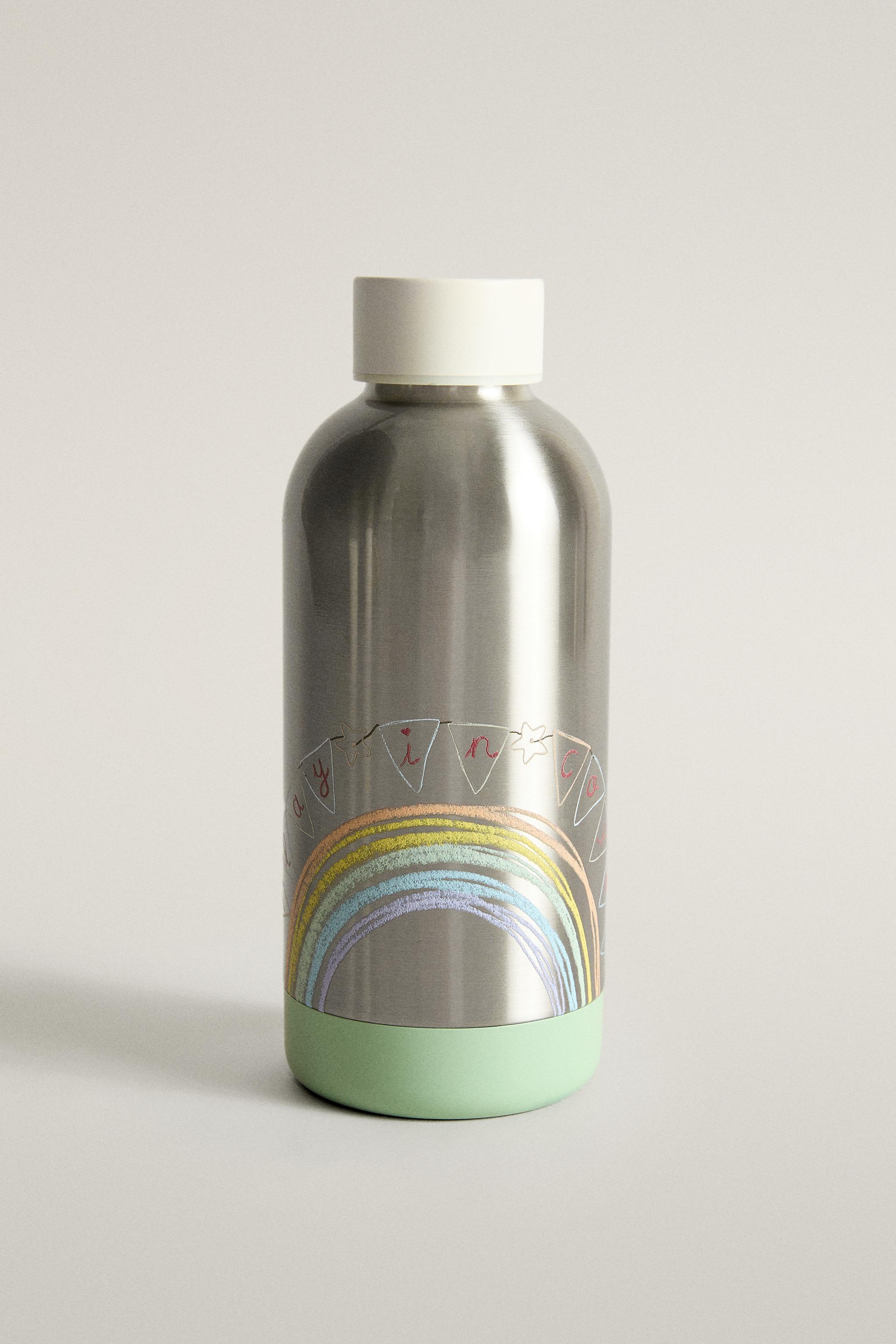 GOURDE ENFANT ACIER ARC-EN-CIEL