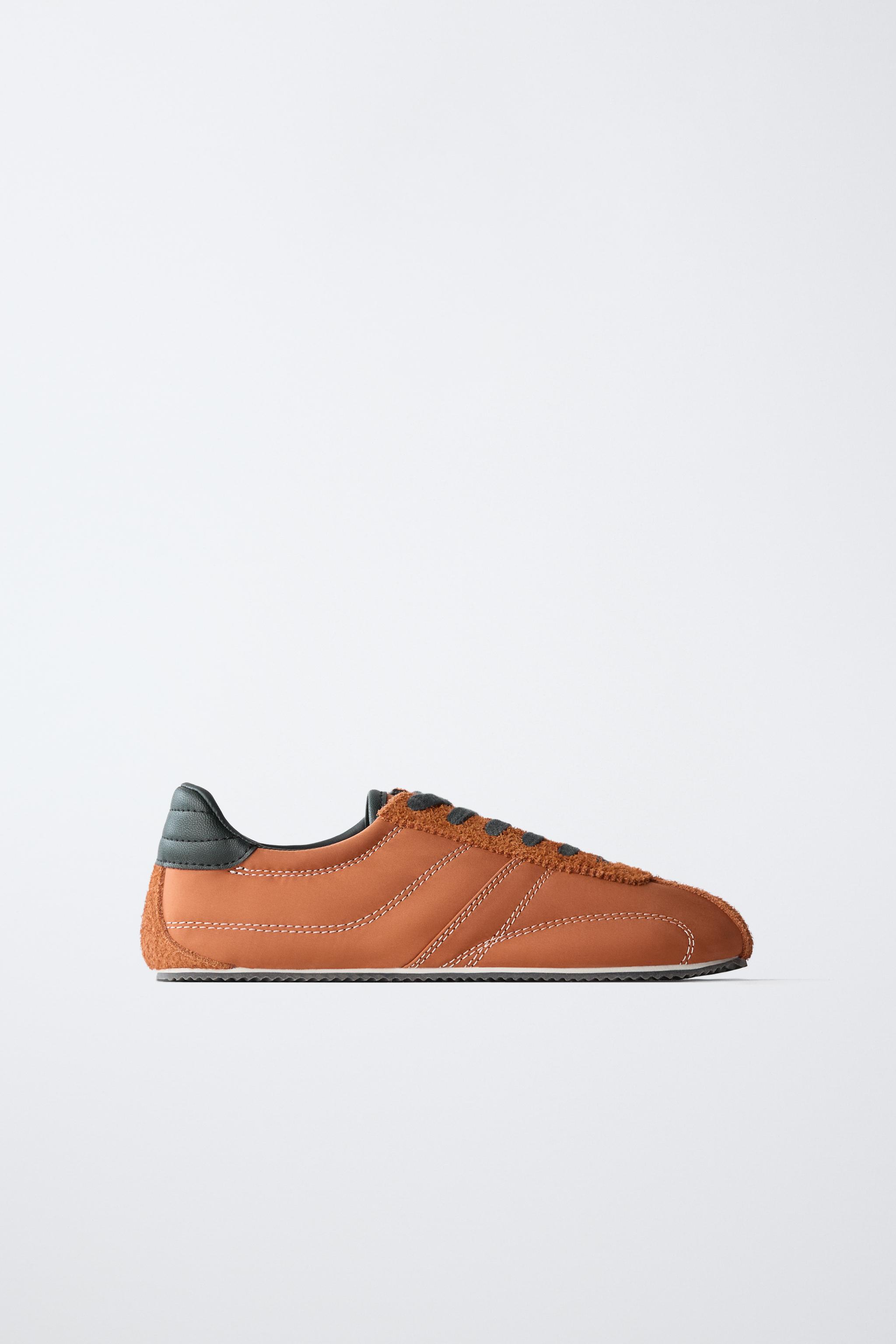 SLIM SOLE SNEAKERS — Orange