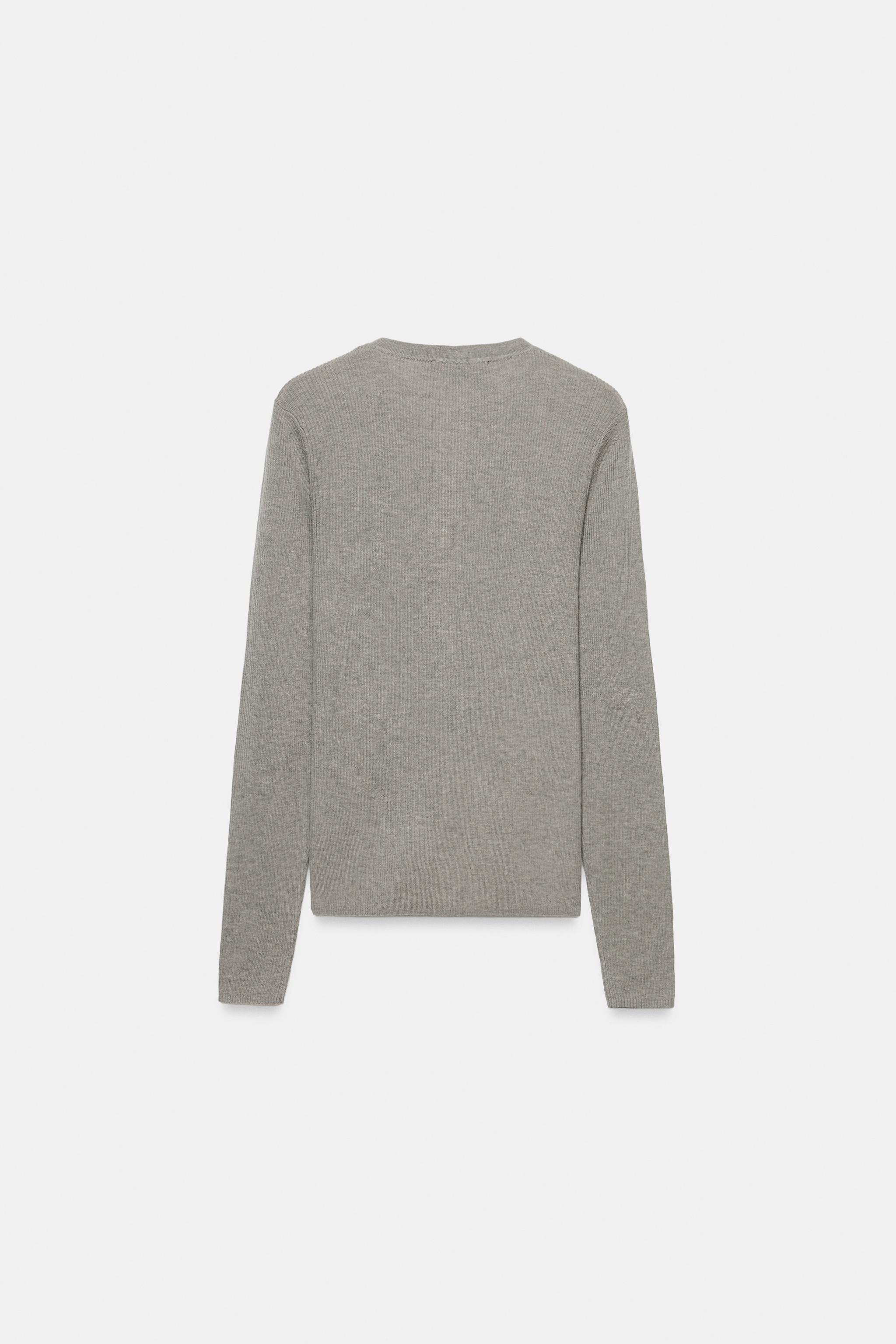 WOOL-BLEND BUTTON JUMPER