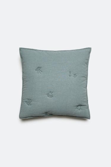 KISSENBEZUG KINDERTAGESDECKE WELTRAUM - Blau von Zara