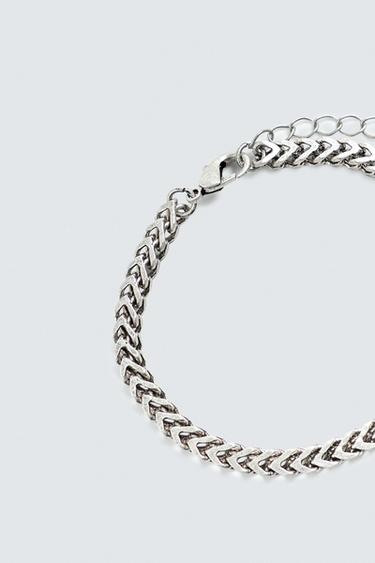 BRACELET À MAILLONS MÉTALLIQUES - Argent de Zara - Image 1