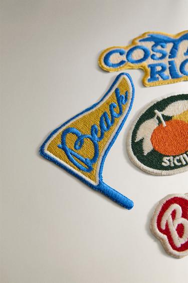 TRAVEL PATCHES SET (SET OF 4) - Multicoloured by Zara - Image 1