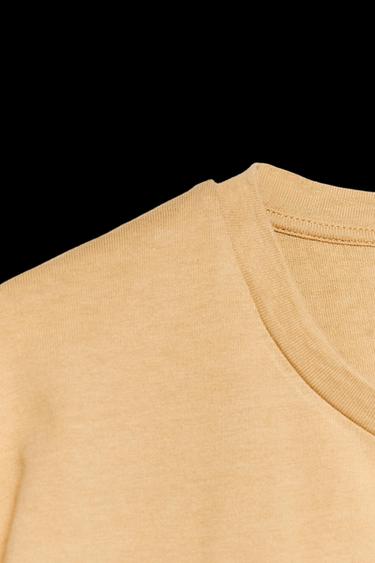 LOOSE-FIT-T-SHIRT - Kamel farben von Zara