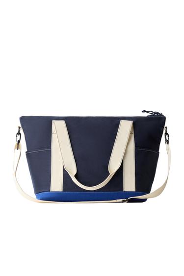 CONTRAST BOWLING BAG — Blue 2