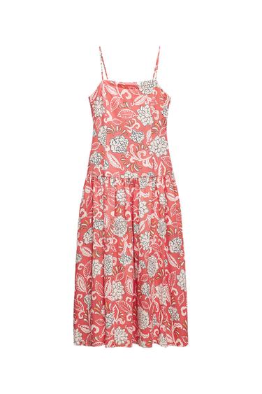 ZW COLLECTION PRINTED STRAPPY DRESS