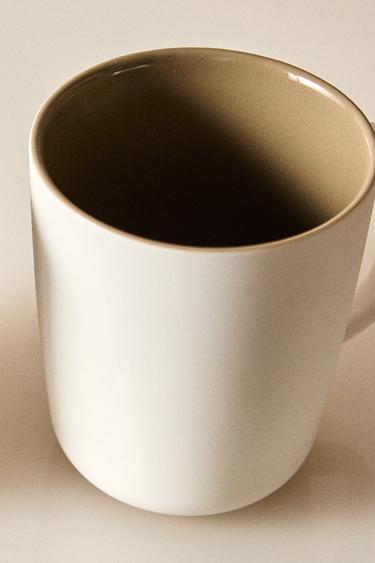 LOT DE 2 - TASSE 370 ML - marron/blanc de Zara - Image 4
