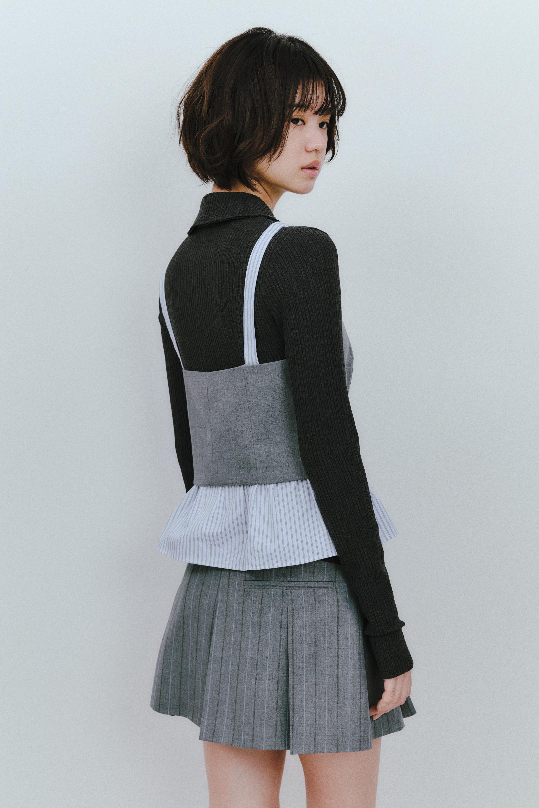 【 】Jeans ロゴ入り ピンストライプ ミニスカート PING APPAREL】全方向ストレッチサッカースカート ＜LADIES LINE
