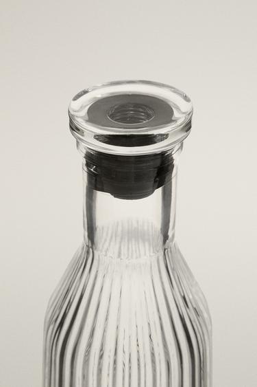 BOUTEILLE VERRE RELIEF - Transparent de Zara - Image 1