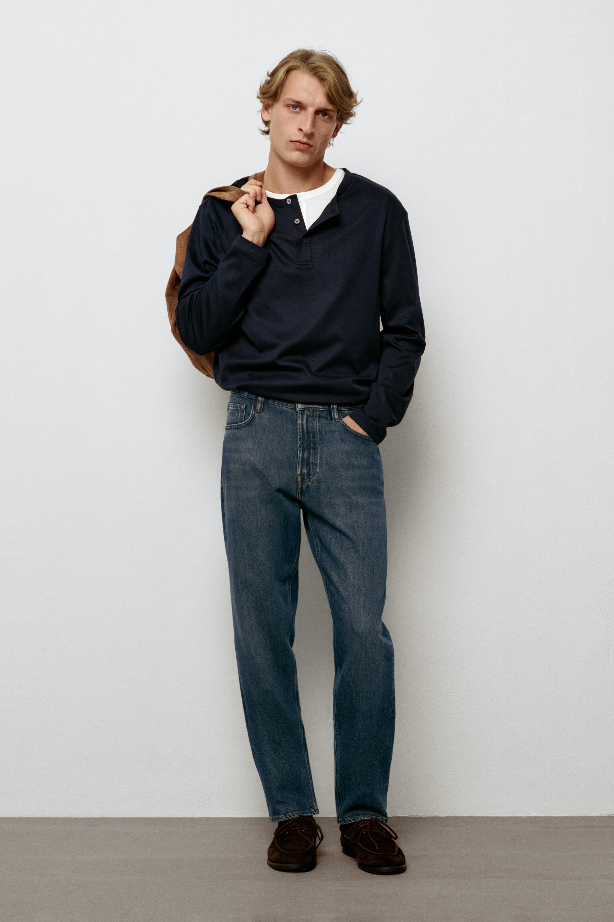 Tapered fit jeans — Indigo