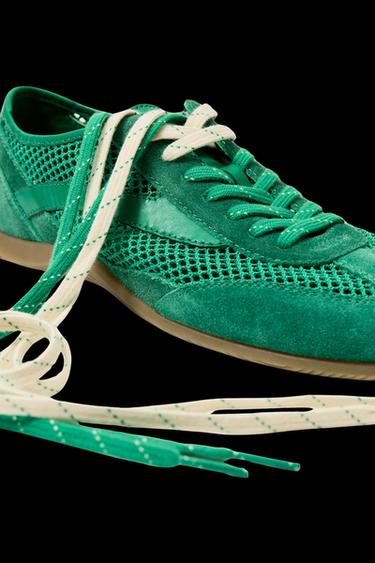 RETRO STYLE TRAINERS LIMITED EDITION - Green by Zara