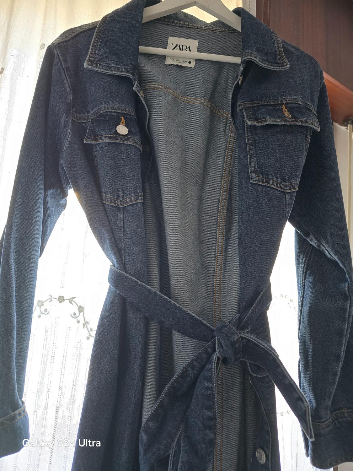 DENIM MIDI DRESS