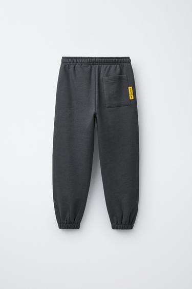 PANTALON EN MOLLETON JOGGER THE SIMPSONS ™ MATT GROENING - Vert gris de Zara - Image 1