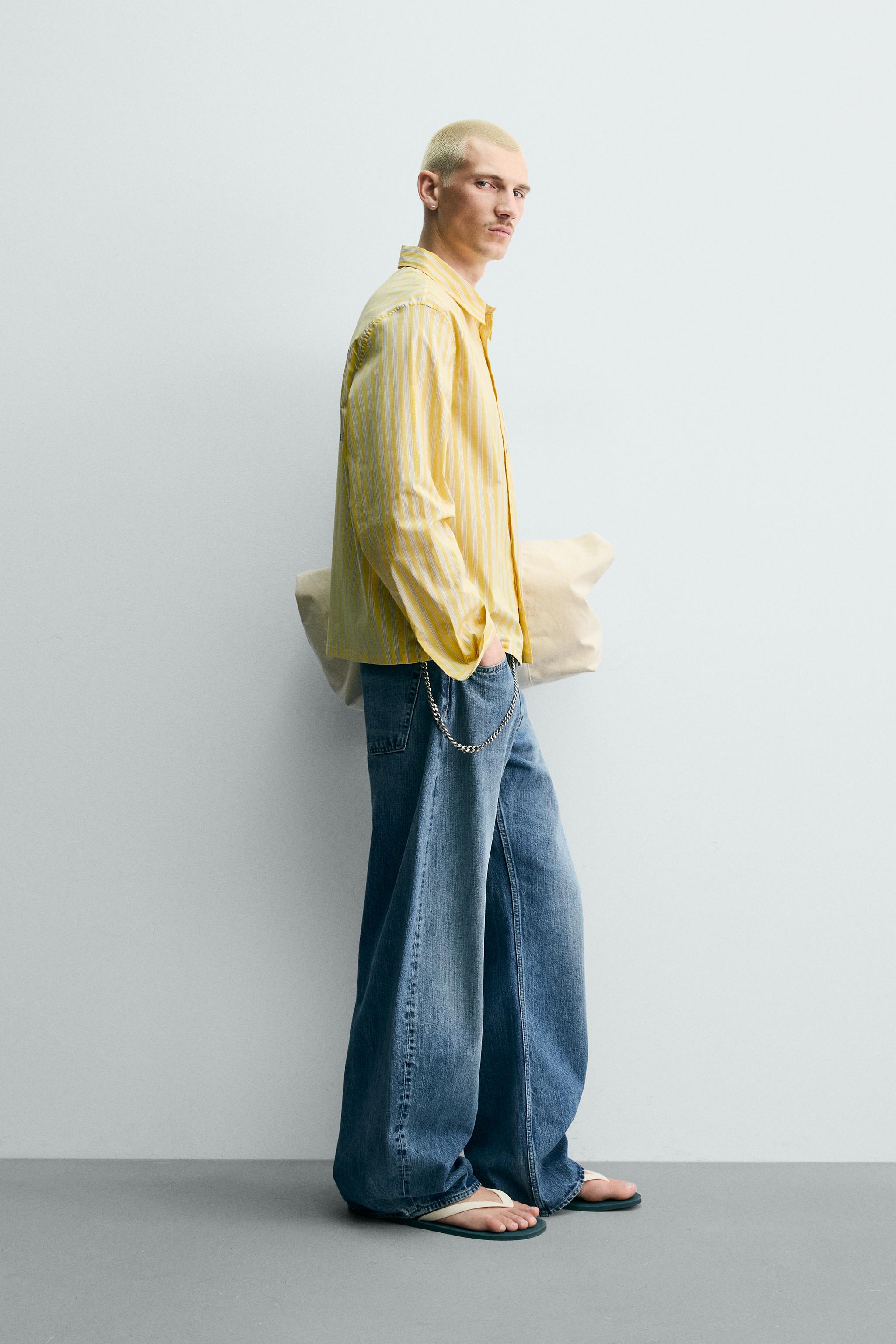 CHEMISE À RAYURES ET IMPRIMÉ CITRONS
