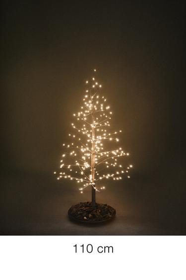 LED LIGHT CHRISTMAS TREE (110 CM) - Brown by Zara