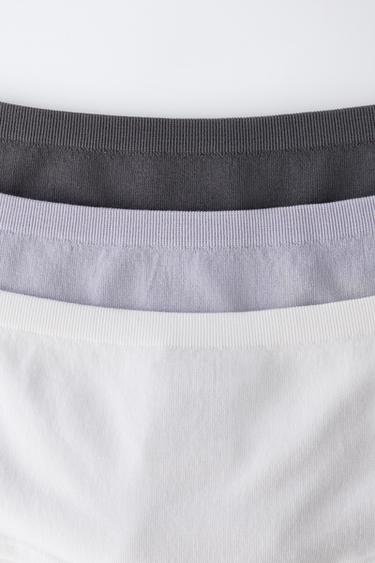 8-14 ANS/ LOT DE TROIS JUPE-CULOTTE SANS COUTURE - Multicolore de Zara - Image 1