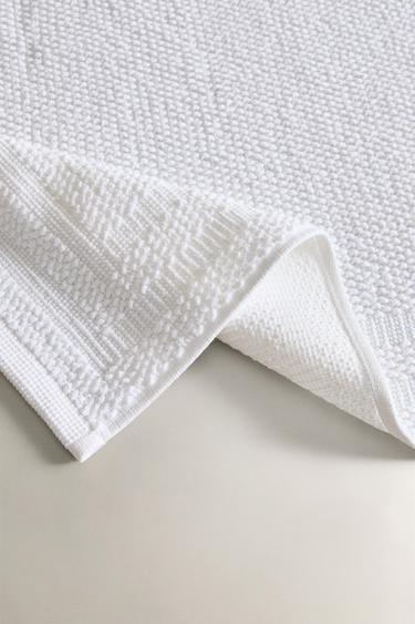 TAPIS DE BAIN COTON - Blanc de Zara - Image 1