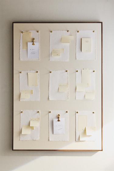 WOODEN MAGNETIC PANEL - Brown by Zara - Image 6