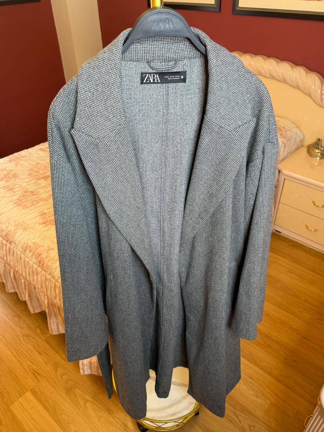 BELTED SOFT-EFFECT COAT - Image 3