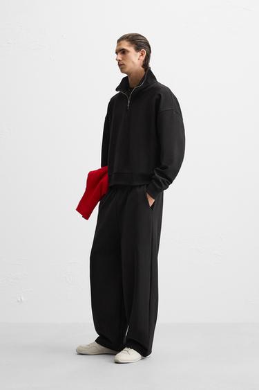 RELAXED FIT TECHNICAL JOGGER TROUSERS - Black by Zara - Image 3