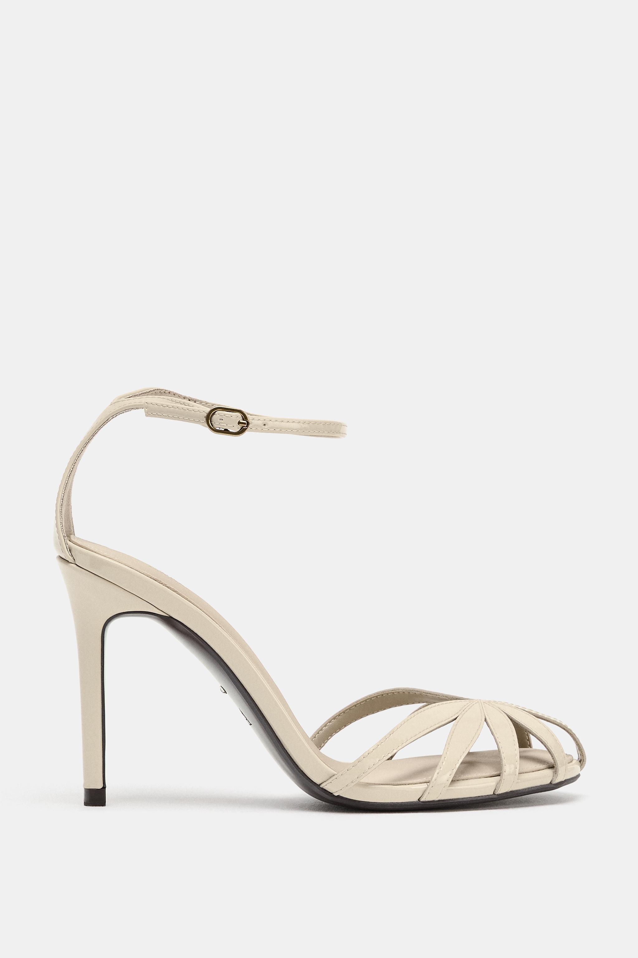 Женские сандалии Zara FISHERMAN HEELED SANDALS — фото 2