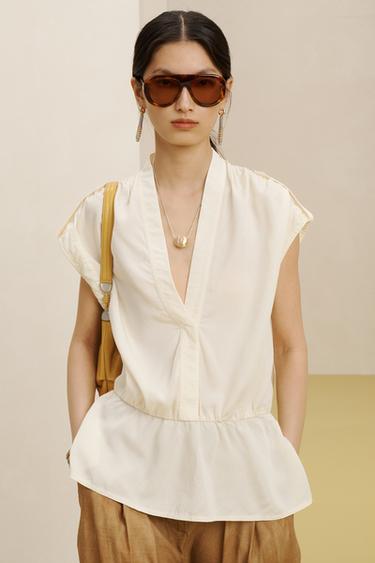 VNCK SHRT 16 - Écru de Zara - Image 2