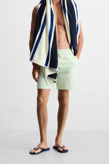 MAILLOT DE BAIN LONG - Vert d'eau de Zara - Image 2