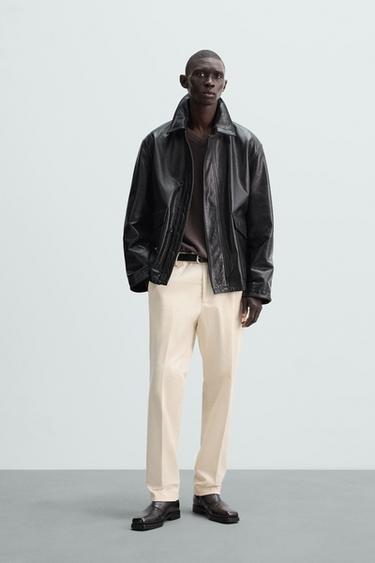 PANTALÓN SLIM FIT PANA - Arena de Zara - Imagen 0