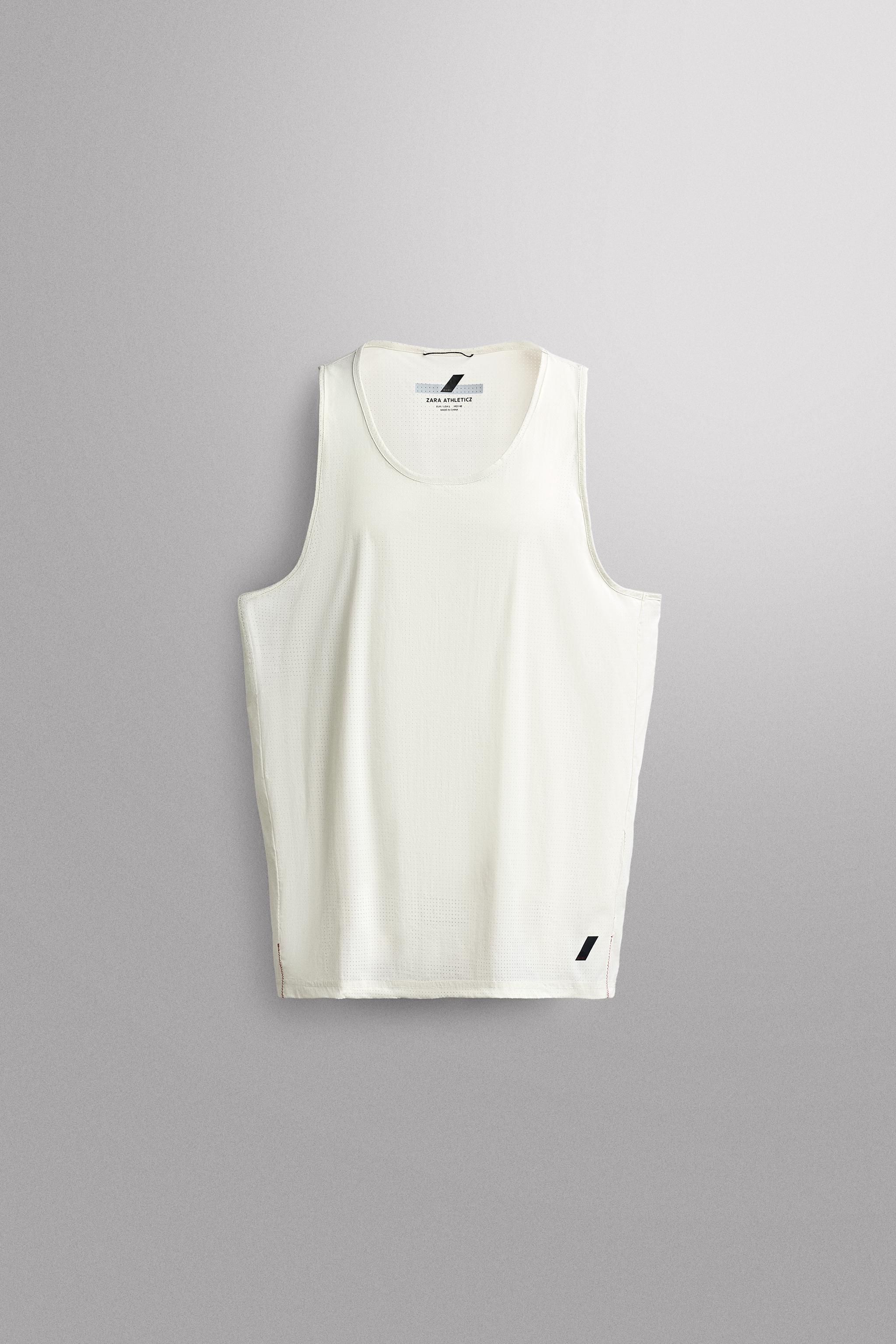 RIDAR© x ZARA RUNNING TANK TOP — Ecru