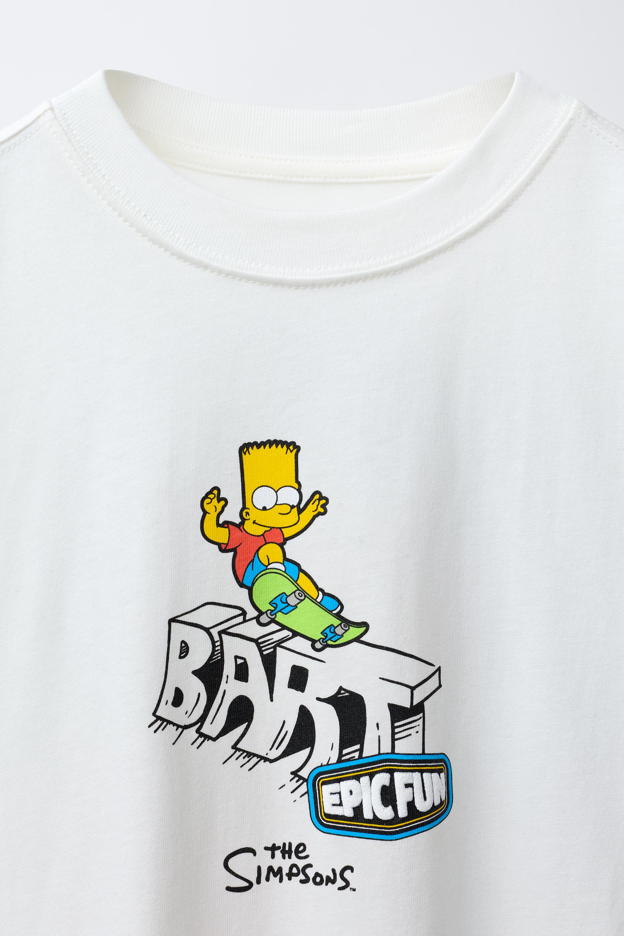 T-SHIRT IMPRIMÉ BART THE SIMPSONS ™ MATT GROENING