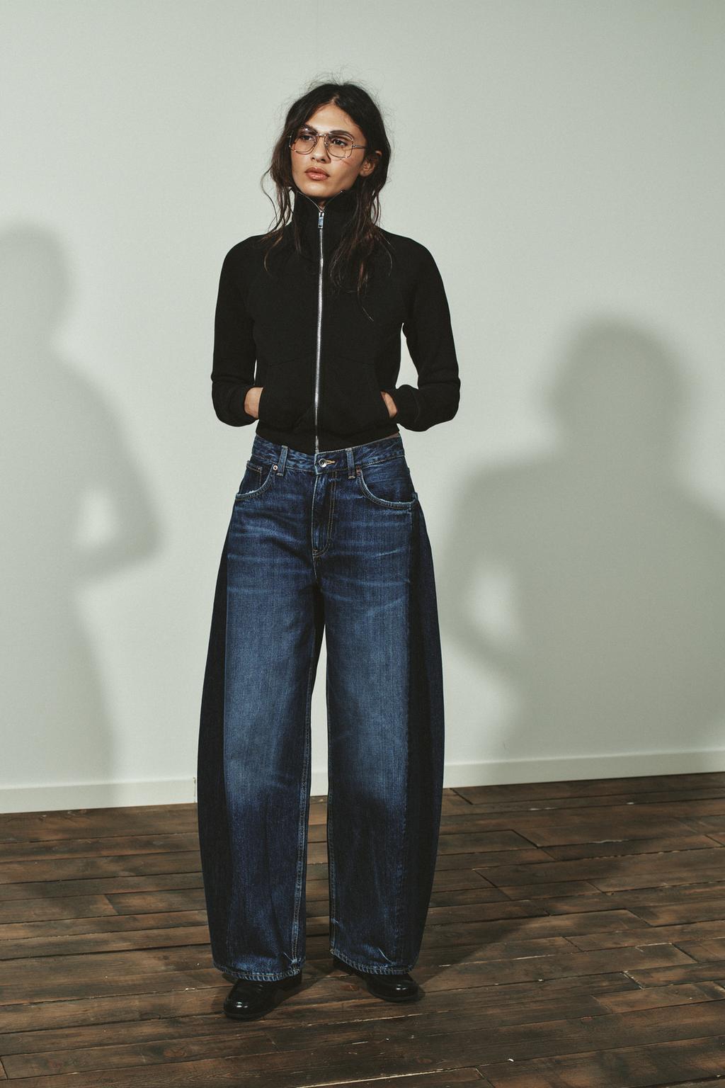 TRF HIGH-WAIST BALLOON OVERSIZE JEANS - image 3