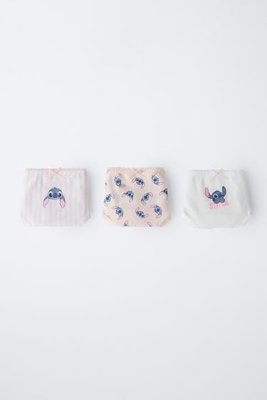 2-6 سنوات/ حزمة ثلاثة سراويل داخلية LILO & STITCH © DISNEY - وردي by Zara