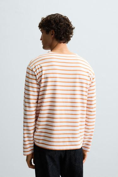 STRIPED JACQUARD T-SHIRT - striped by Zara - Image 2
