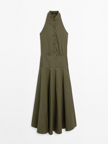Zara Long halter dress -  - Image 0