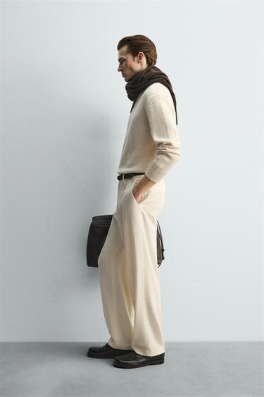 LIMITED EDITION TEXTURED JUMPER - Ecru by Zara - Image 3