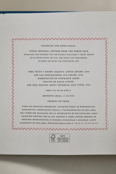 CARTAS DESDE EL POLO NORTE CHILDREN'S BOOK - Multicoloured by Zara - Image 4