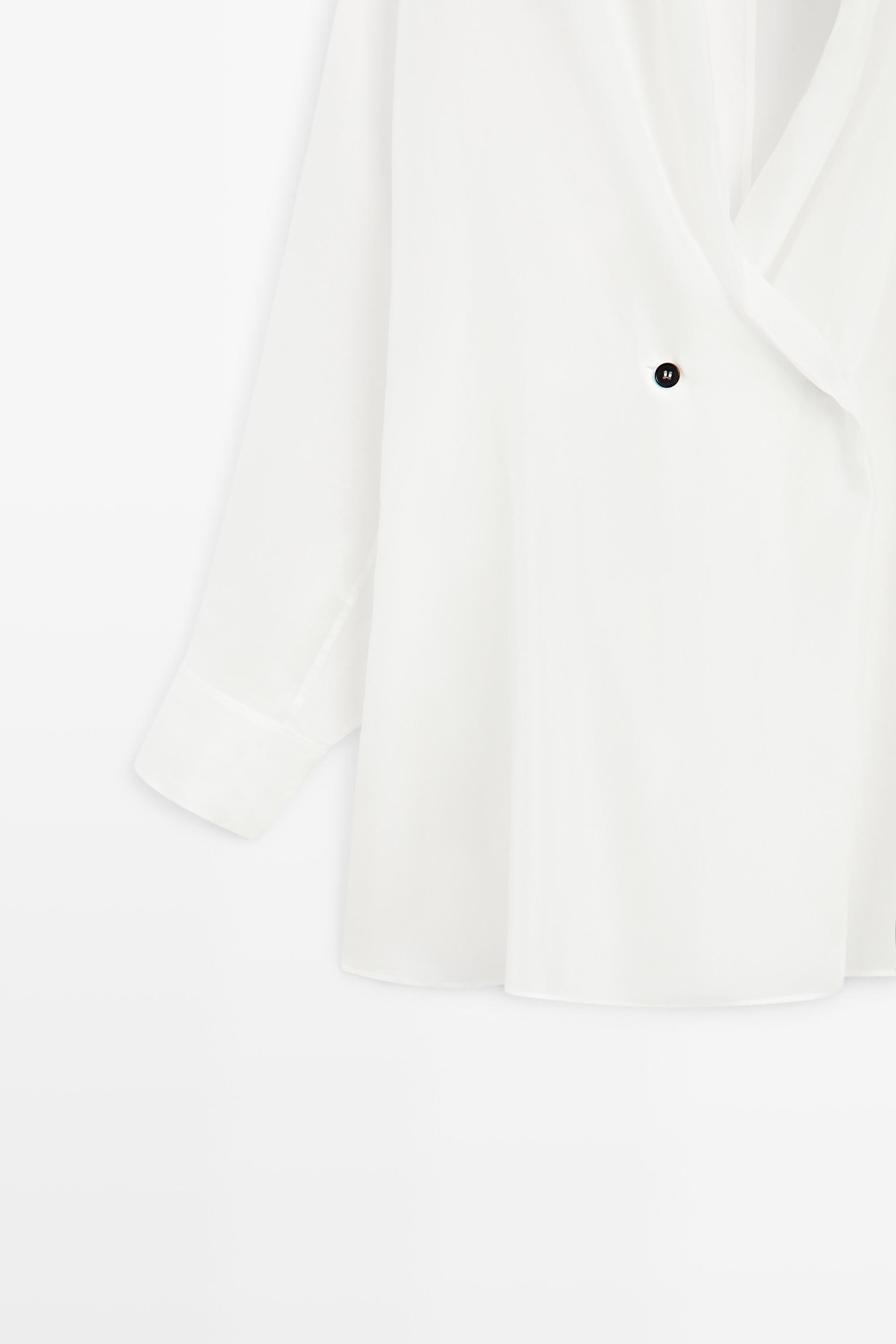 Flowing 100% silk tuxedo-style kimono