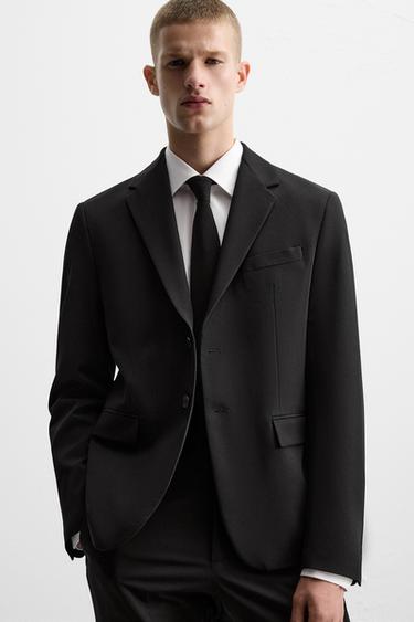 VESTE DE COSTUME CONFORT - Noir de Zara