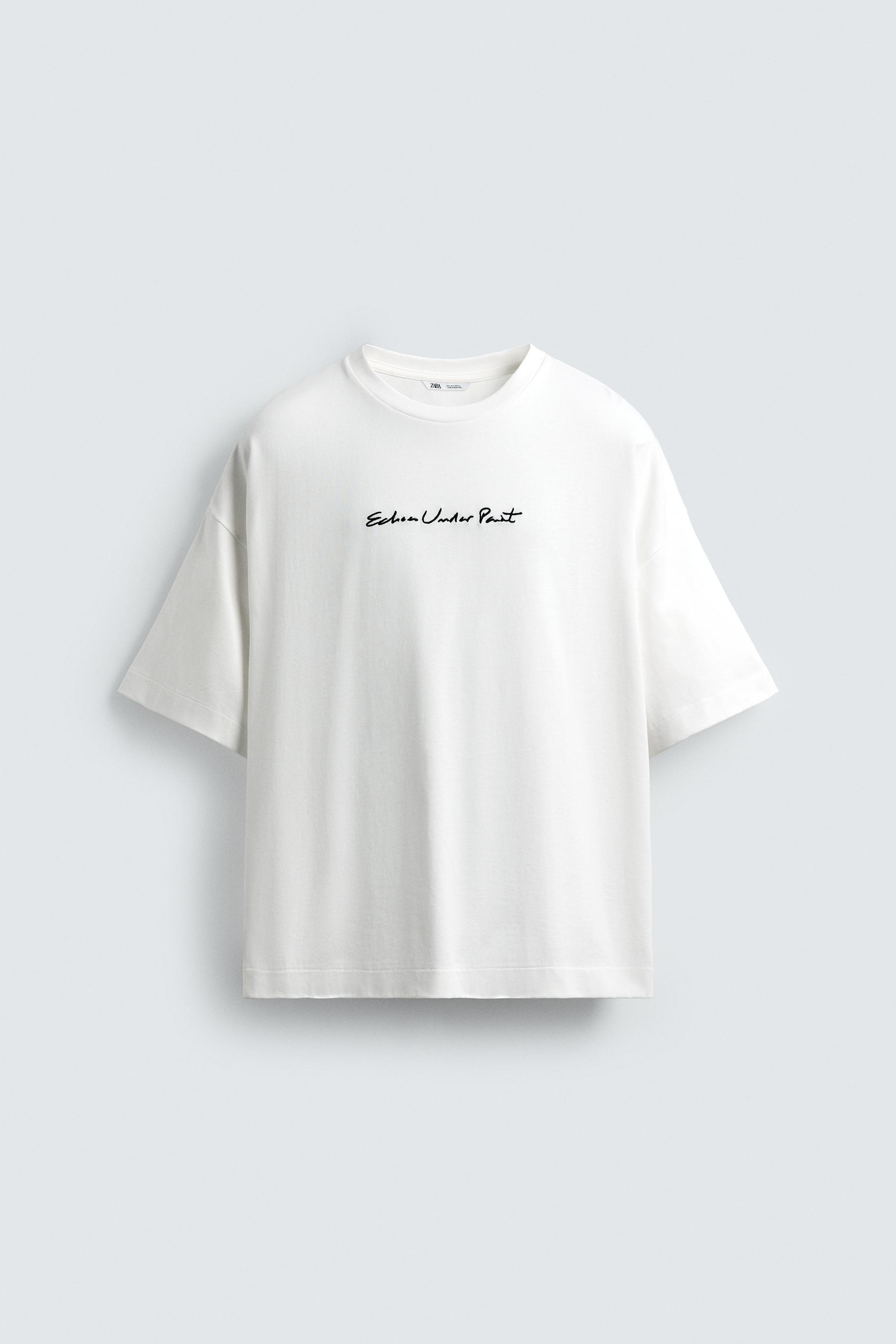 ABSTRACT PRINT T-SHIRT - White | ZARA United States