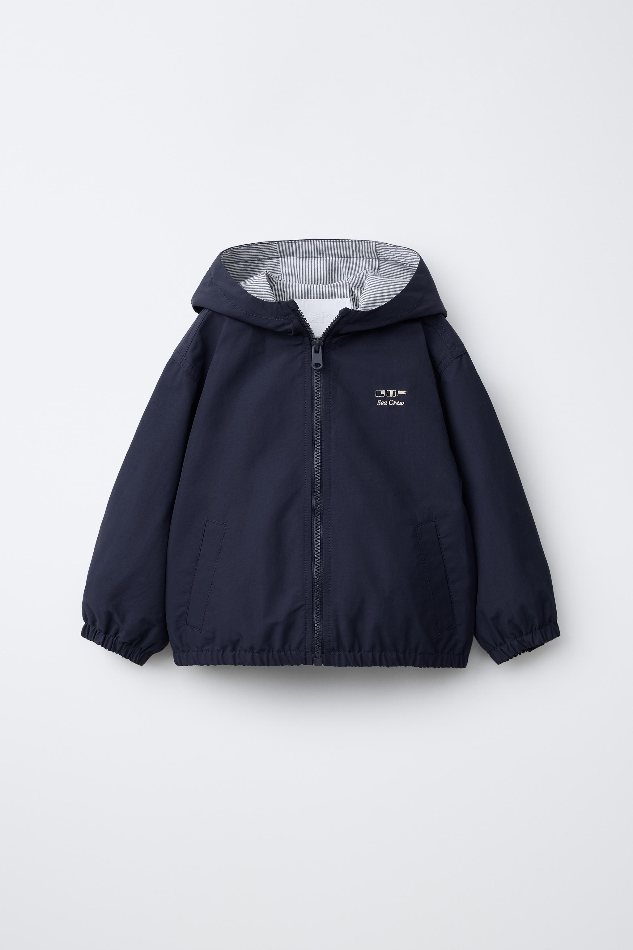 軽量フードジャケット - ネイビーブルー | ZARA Japan / 日本