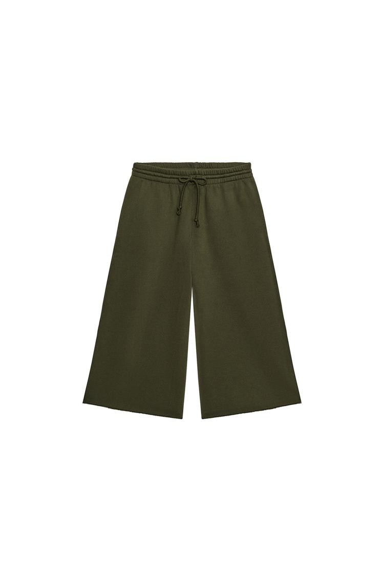 LONG PLUSH BERMUDA SHORTS