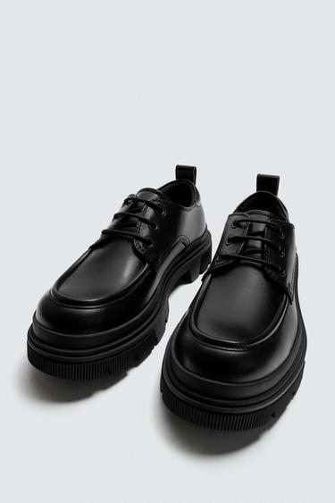 CHUNKY MOC TOE SHOES - Black by Zara - Image 5