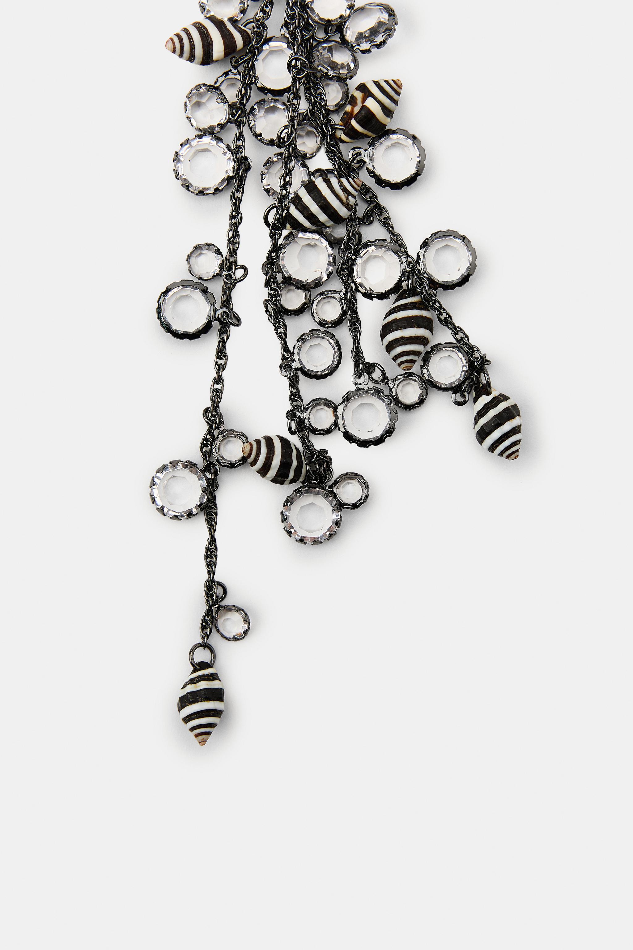 COLLIER MAILLONS COQUILLAGES BIJOUX