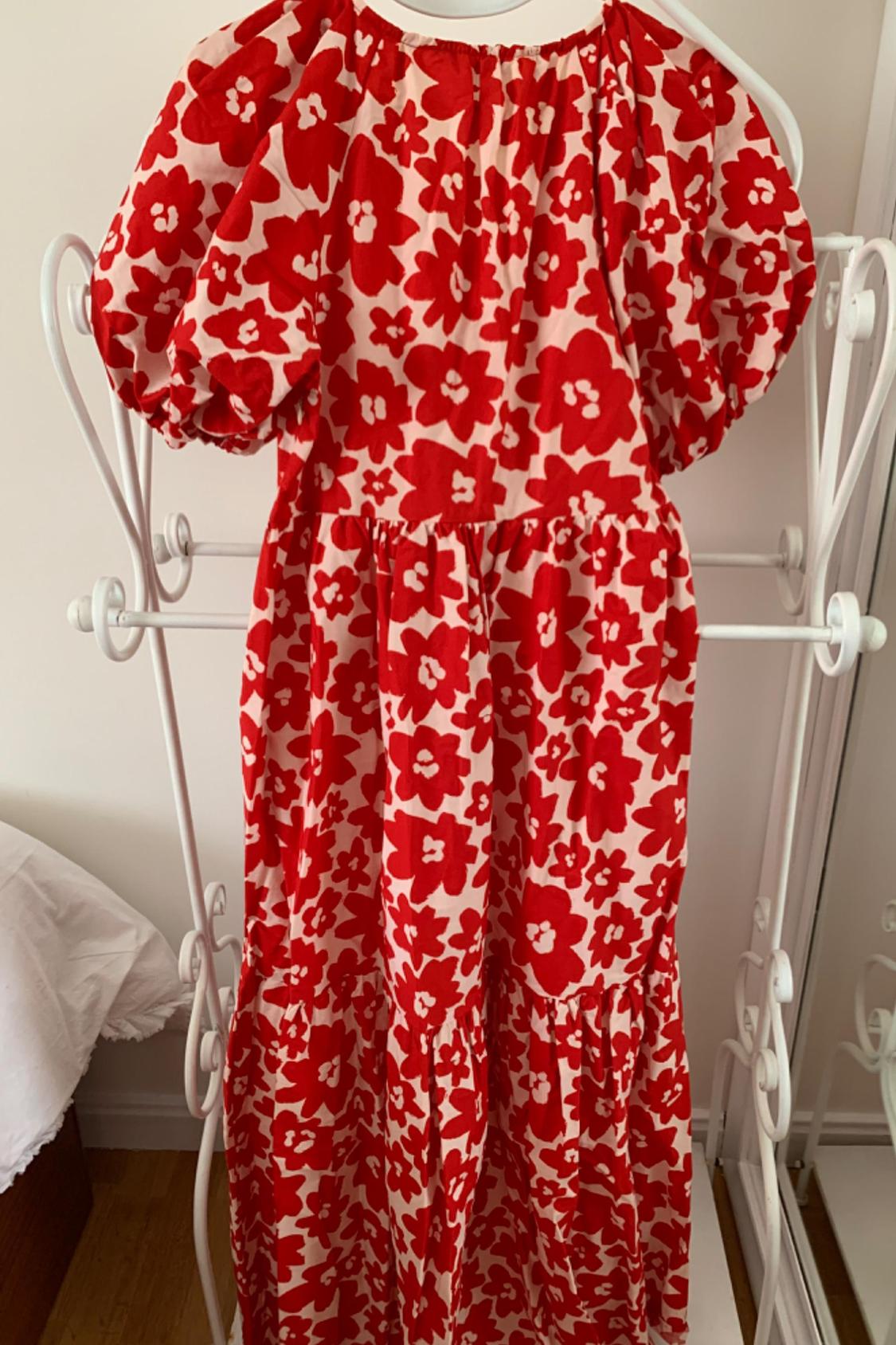 PRINTED POPLIN DRESS - Image 2