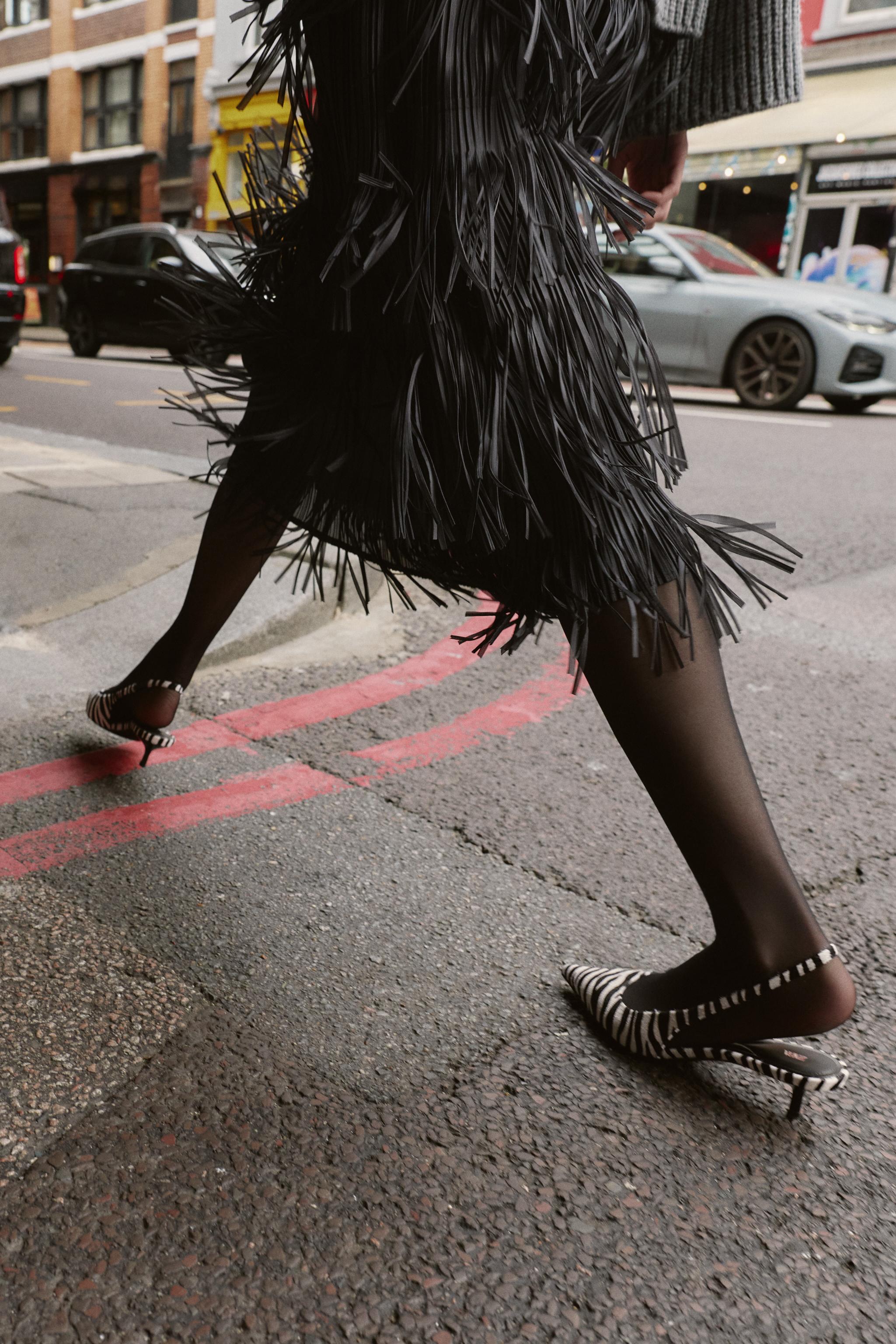 ANIMAL PRINT LEATHER SHOES