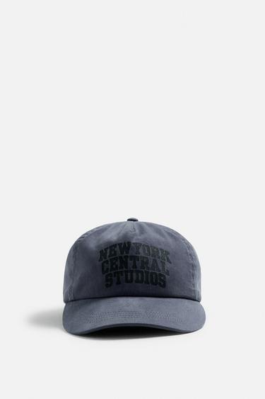 PRINTED FLAT-PEAK CAP - Dark grey by Zara - Image 5