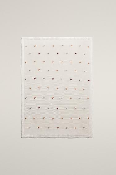BABYPLAID I STRIK - Flerfarvet fra Zara - Billede 0