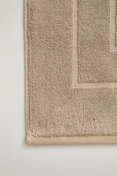 COTTON BATH MAT — Dark beige 2