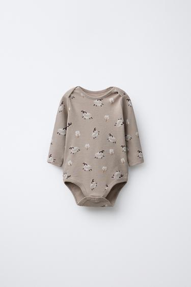 LOT DE CINQ BODYS MOUTONS - Multicolore de Zara - Image 1
