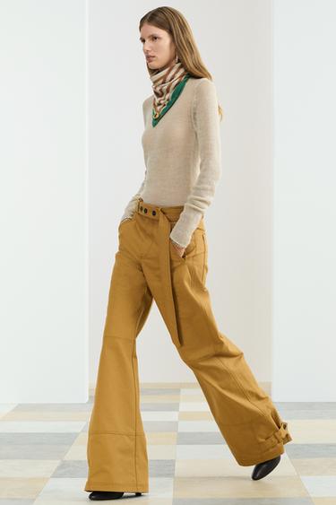 Zara STRGHT BLTD PNT - Mustard