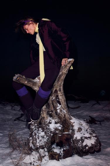 LOOK - Burdeos oscuro de Zara